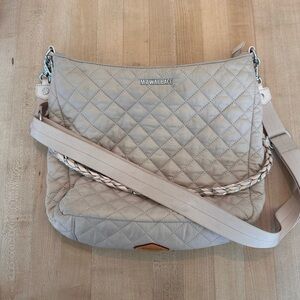 MZ Wallace Crosby Hobo - Mushroom